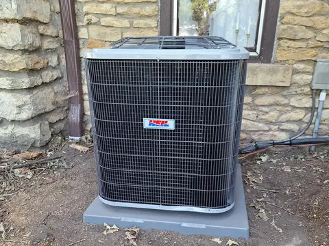 Heil air conditioner outdoor unit installed by Capital City